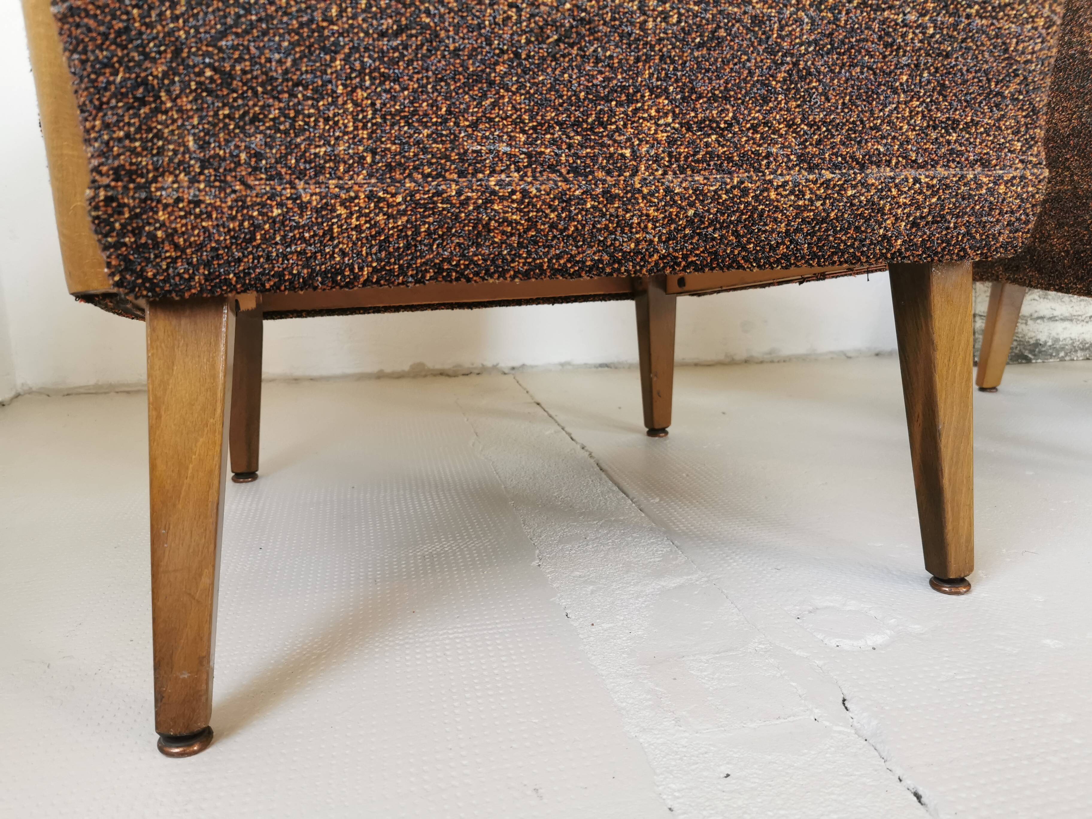 Pair of vintage 60s armchairs