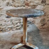 Table bistrot ancienne en fer – Table à vin française, début XXe siècle