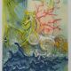 Salvador Dali: Horses, Neptune, signed lithograph