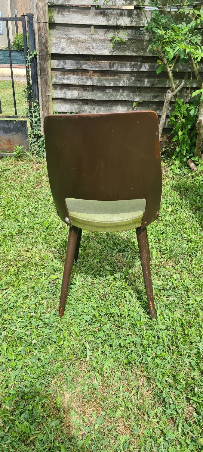 Small drop-leaf secretary and chair