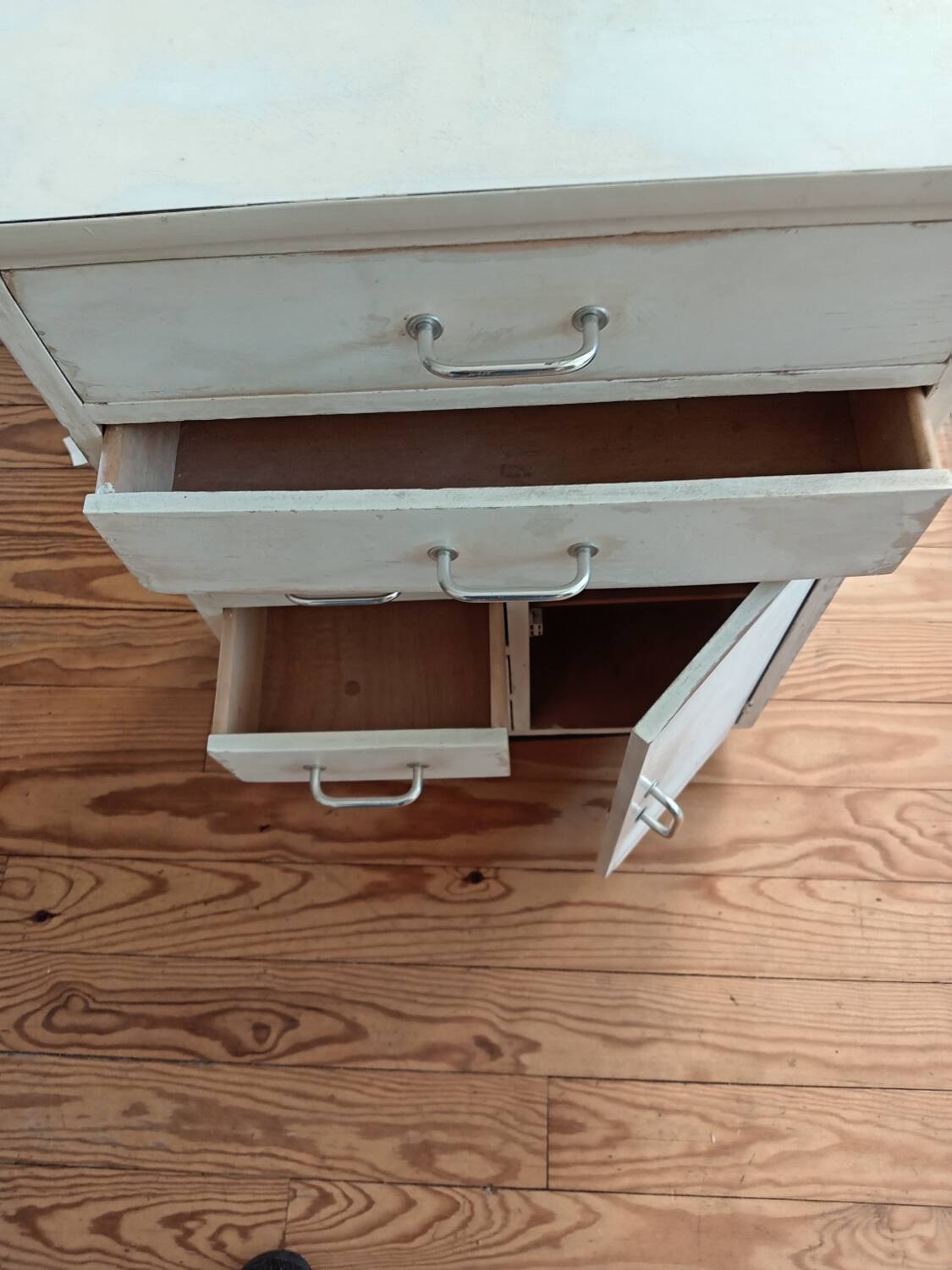 Meuble de métier vintage à 6 tiroirs