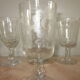 6 old bistro glasses from 1900-1920