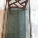 Bamboo coffee table on casters