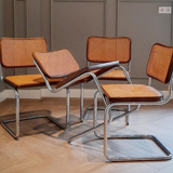 Suite of 4 chairs Cesca Marcel Breuer 60:70s