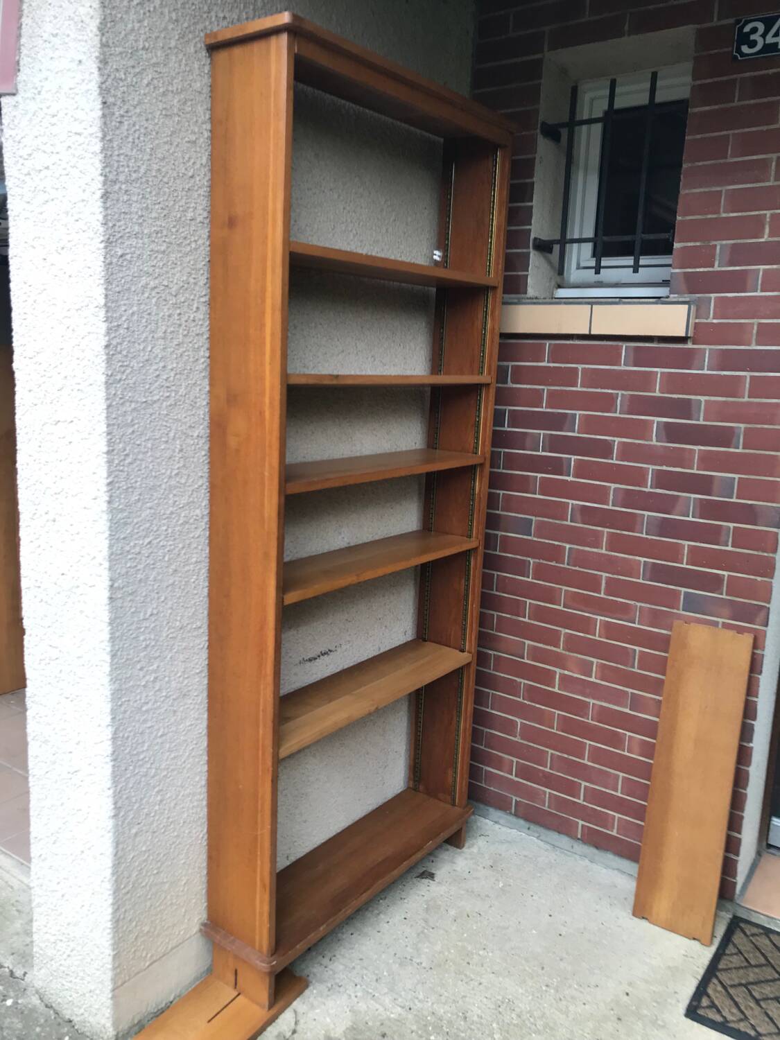 Vintage oak bookcase