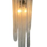 Pair of sconces " called murano waterfall " by carlo nason for mazzega
