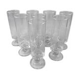 8 Vintage Champagne Flutes