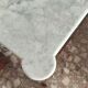Antique Louis-Philippe style commode with Carrara marble top.