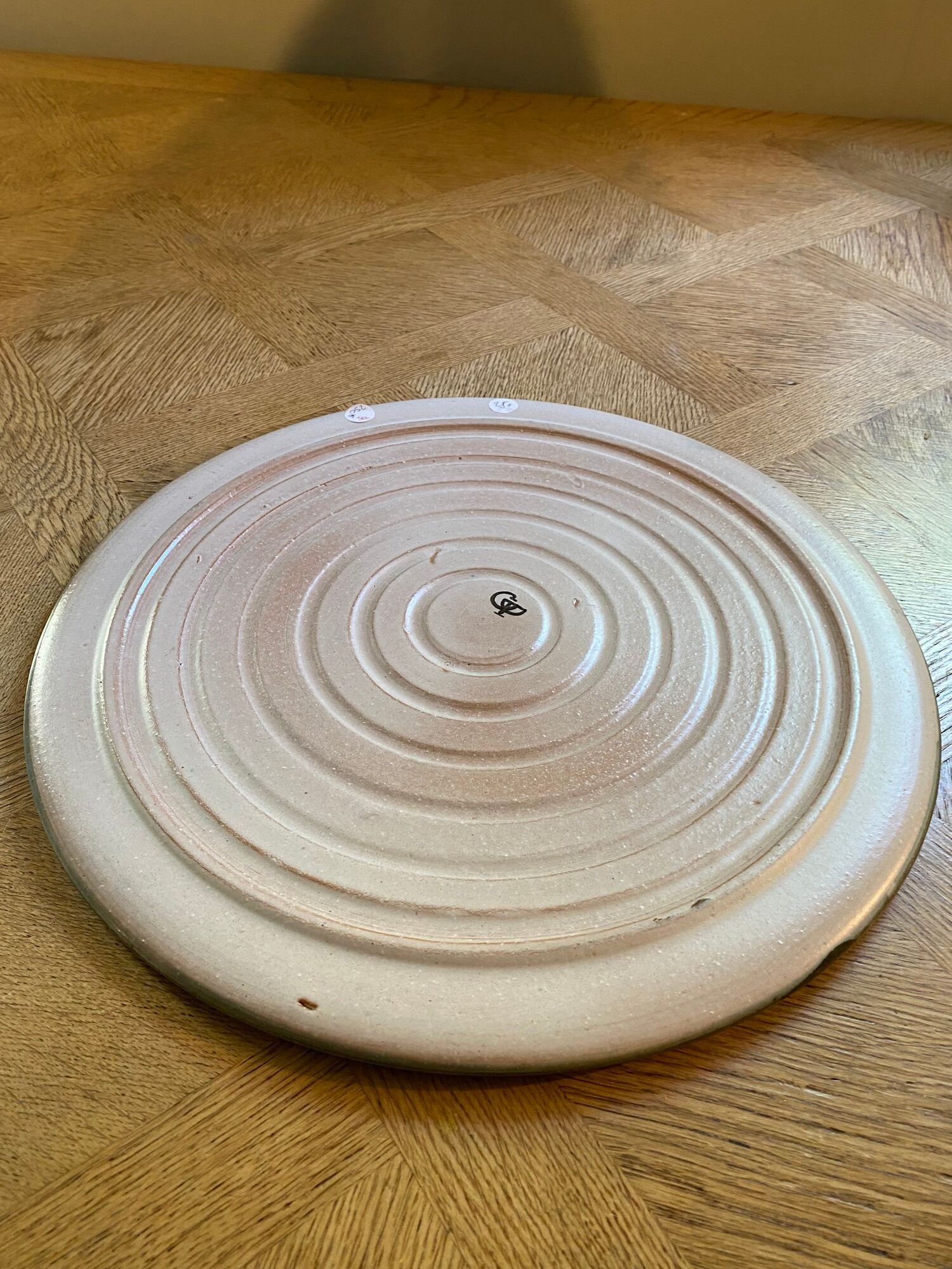 Ceramic plate La Grange aux potiers