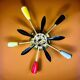 Vintage Space Age Sputnik Pendant Chandelier 50s - 60s