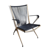Folding armchair scoubidou