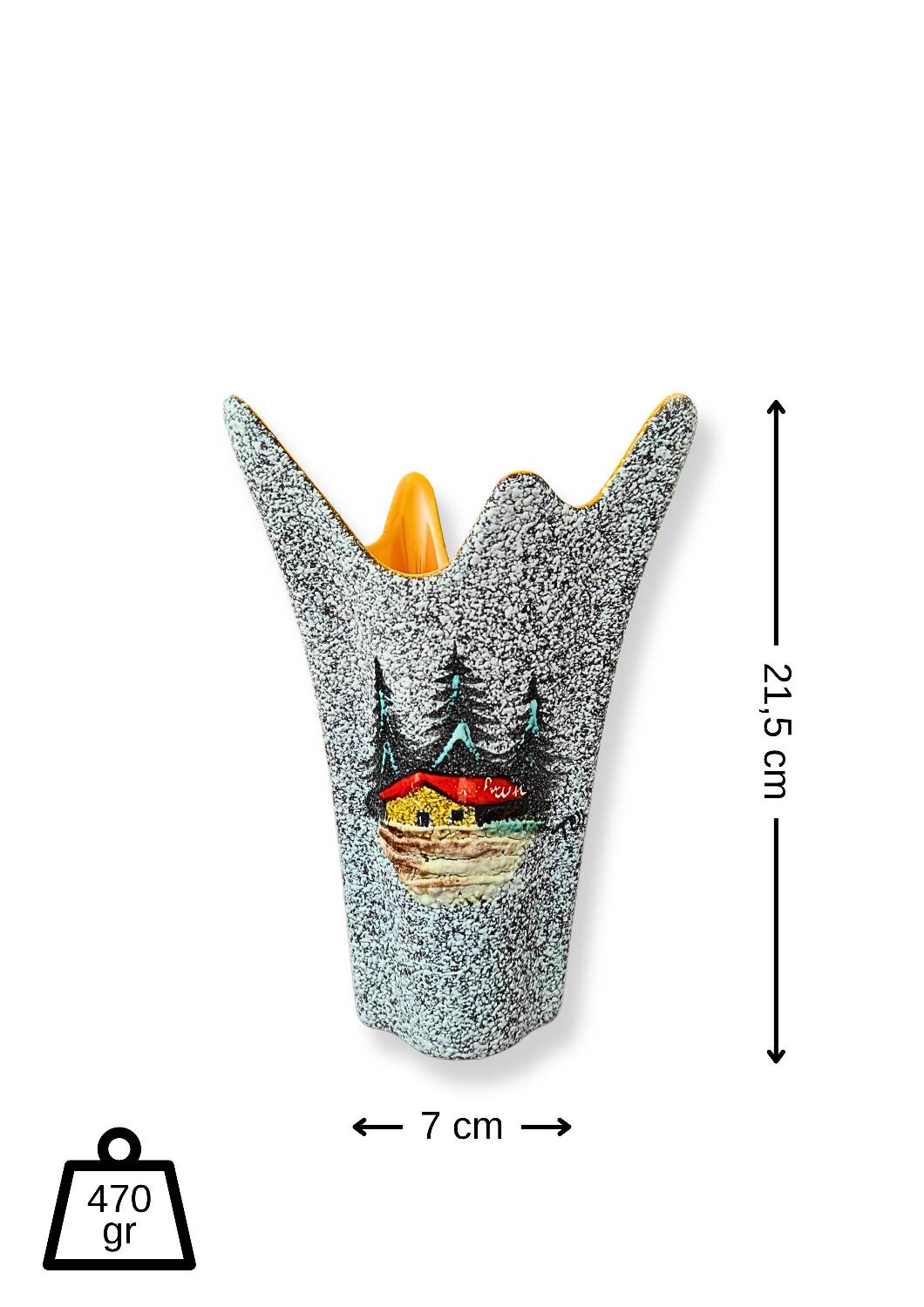 Vintage Tess Ceramic Lava Vase