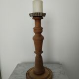 Wooden candle holder