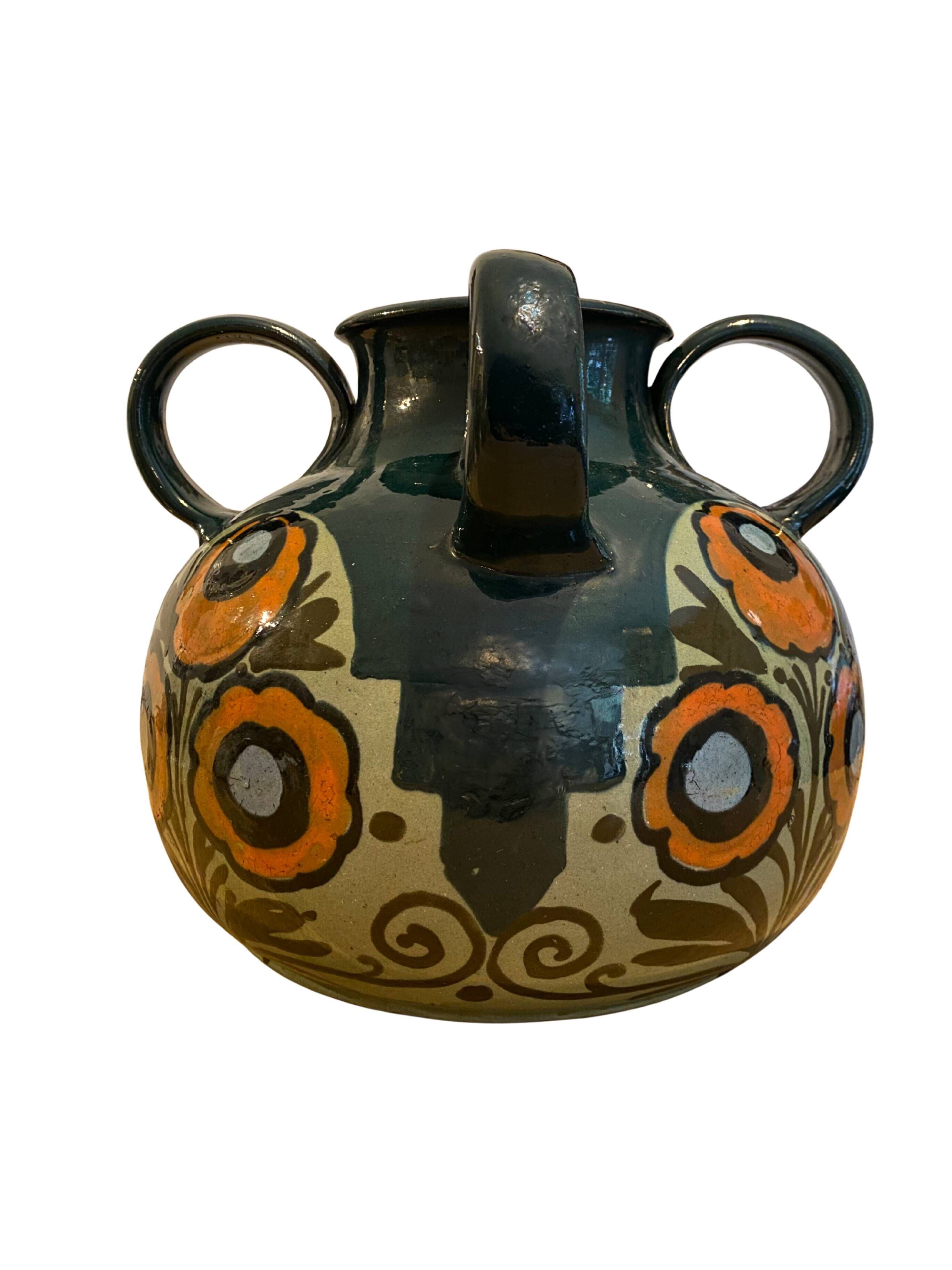 Vase boule à 4 anses