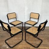 Series of 4 chairs b32 Marcel Breuer 1970
