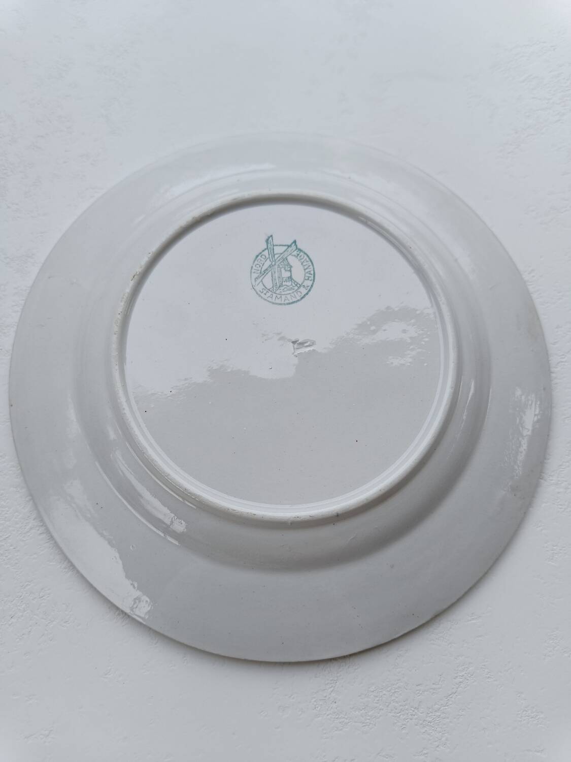 Barbotine dessert plates