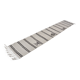 Tapis Kilim ancien en chanvre blanc vintage sku3885