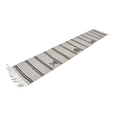 Tapis Kilim ancien en chanvre blanc vintage sku3885