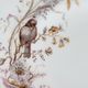 8 Superb Antique 19th Century Plates Decorated with Birds on Branches