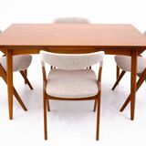 Dining set, Denmark, 1960s. After renovation.