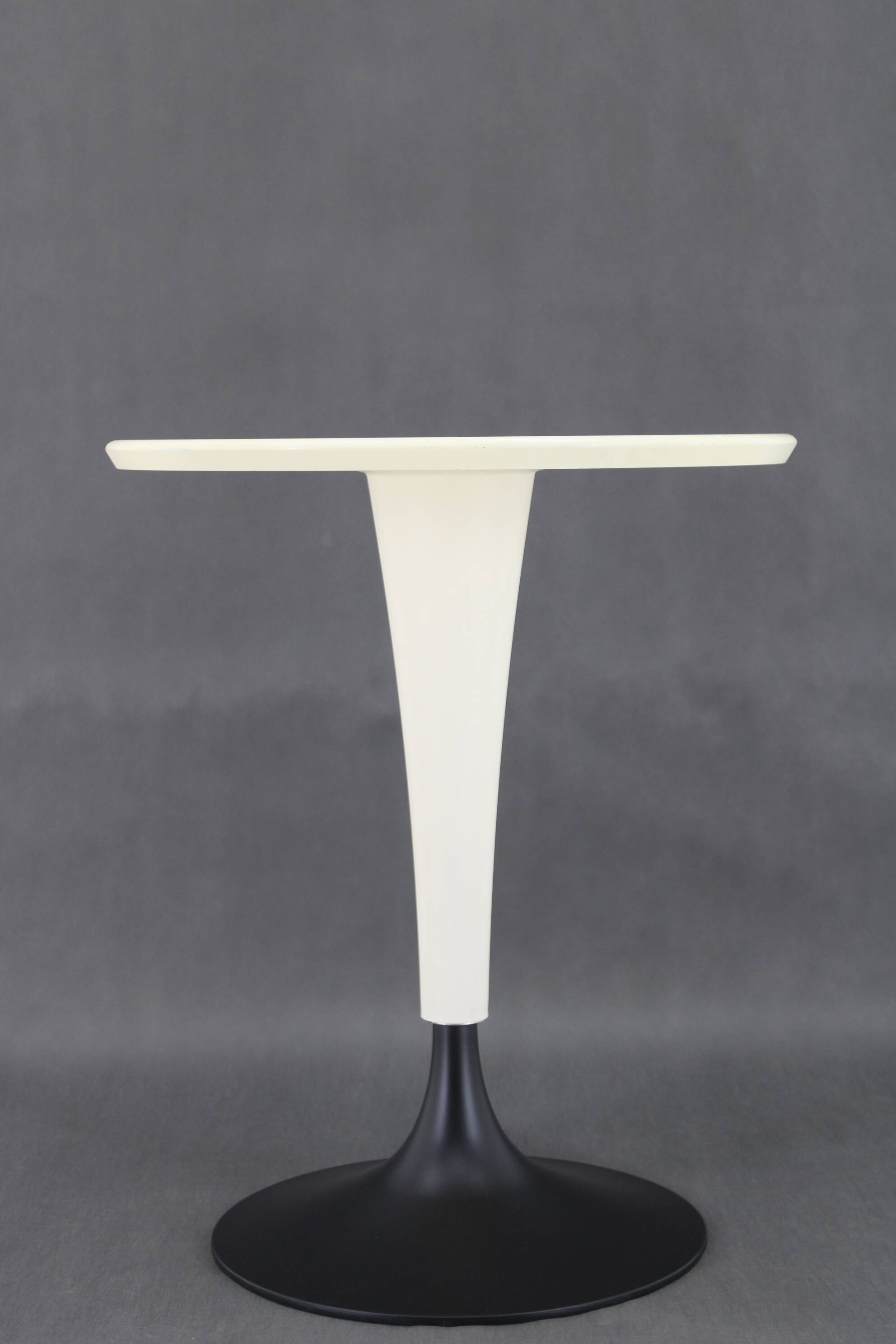 1990s Kartell Dr. Na Table in Cream White and Black by Philippe Starck, Italy
