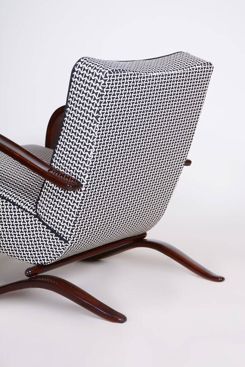 Art Deco Lounge Chairs by J. Halabala for Up Závody, 1930s, Set of 2