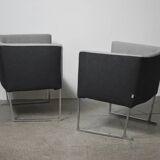 Pair of vintage amchairs model Solo by Antonio Citterio for B&B Italia