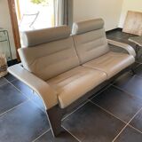 Sofa 3 places leather