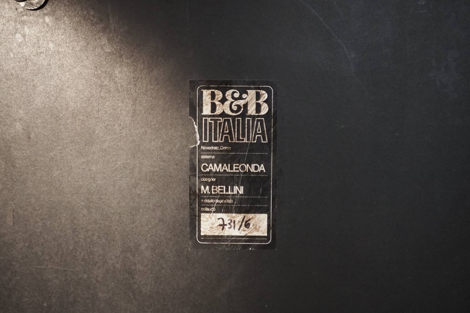 Camaleonda de Mario Bellini pour B&B Italia