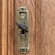 Parisian wardrobe paneled 1930 raw wood