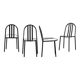 Suite de 4 chaises Modèle 222 par Robert Mallet-Stevens