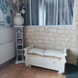 Renovated storage chest - Scandinavian style - unique piece