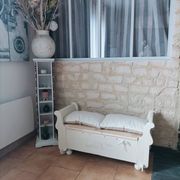 Renovated storage chest - Scandinavian style - unique piece