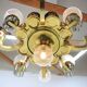 Extraordinary huge brass Art Deco chandelier, 1930s / Cubism