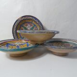 Anciennes assiettes en terre cuite