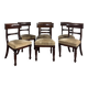 Suite De Six Chaises En Acajou D’époque Restauration XIX Eme Siècle