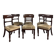 Suite De Six Chaises En Acajou D’époque Restauration XIX Eme Siècle