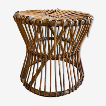 Rattan stool 1960