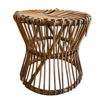 Rattan stool 1960