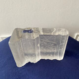 Vase Soliflore Vintage 80 frosted glass
