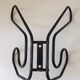 Black Ikea Vintage 1980s Memphis Style Coat Hook