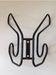 Black Ikea Vintage 1980s Memphis Style Coat Hook