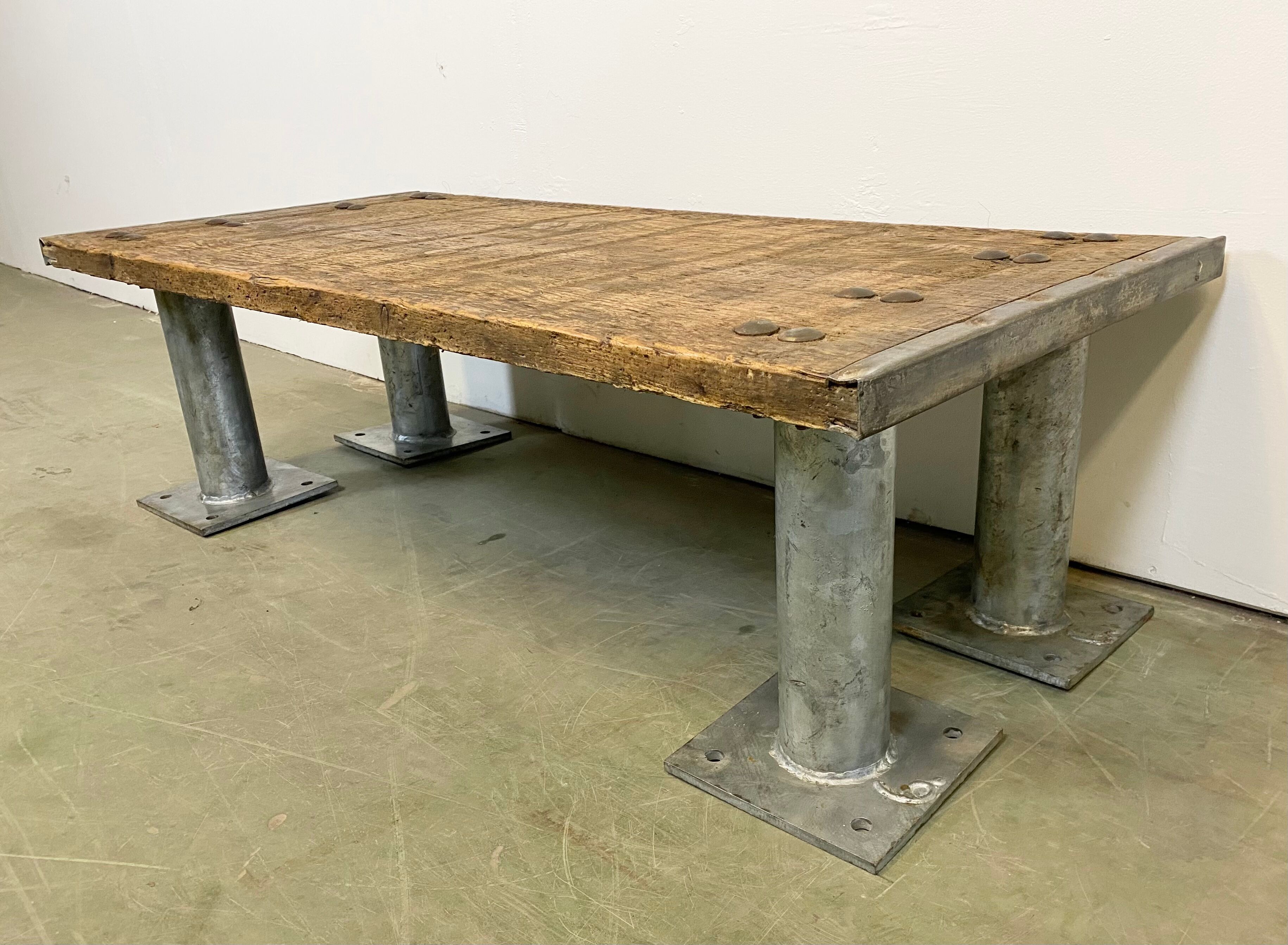 Vintage industrial coffee table