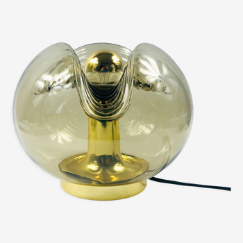 Lampe de table ondulatoire ou montage encastré par Koch & Lowy pour Peill & Putzler, Allemagne, années 1970