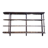 Mahogany bar shelf