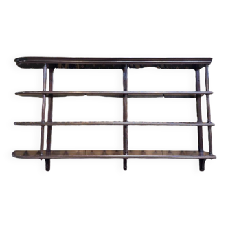 Mahogany bar shelf