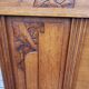 Vintage 50s oak headboard