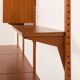 Hansen and Guldborg 3 bay teak wall unit, Denmark 1960s