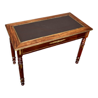 Mahogany desk table Louis Philippe XIX century