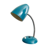 Lampe de bureau vintage bleu paon